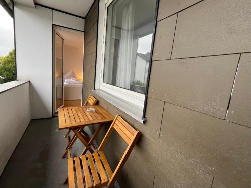 Μπαλκόνι ή βεράντα στο GuestHouse Bielefeld