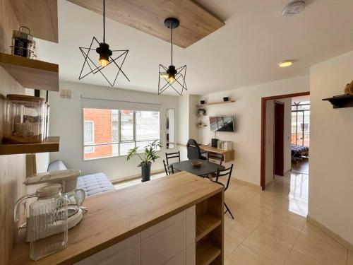 Η κουζίνα ή μικρή κουζίνα στο Apartamento de ensueño en Tunja - Boyacá