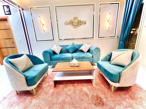 Χώρος καθιστικού στο Sheikh Zayed home
