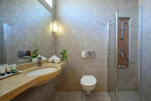 Koupelna v ubytování Ein Gedi Kibbutz Hotel