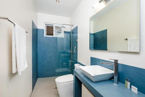 Koupelna v ubytování Casa Amani