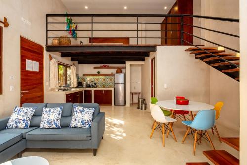 Η κουζίνα ή μικρή κουζίνα στο BEAUTIFUL LOFT with 2 ROOMS
