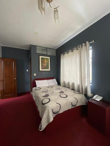 Cama o camas de una habitación en Casa Naylamp