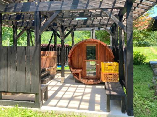 Zahrada ubytování Kabuto Villas ー古民家ステイー