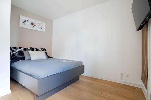 Katil atau katil-katil dalam bilik di Studios in Osnabrück - Iburger Str