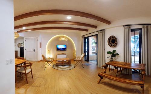 Posezení v ubytování Ocean Beach Villas - Carita Kondominium