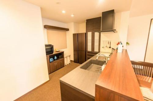 Kuchyň nebo kuchyňský kout v ubytování Hotel Grand Vert Kyu Karuizawa
