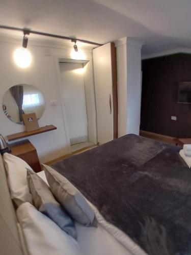 Cama o camas de una habitación en Hotel Driada