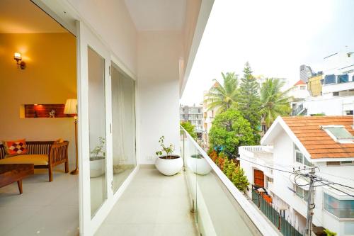 Balkón nebo terasa v ubytování Bougainvillea Suites