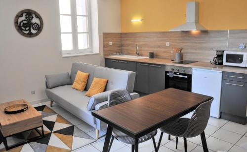 T2 le paradis, 2 pers, 2 lits, wifi, rdc