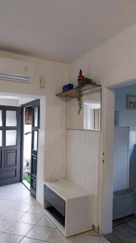 Η κουζίνα ή μικρή κουζίνα στο Apartma Laganini