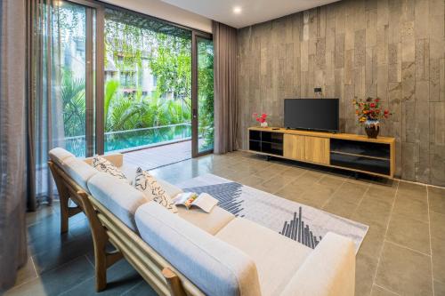 Μια τηλεόραση ή/και κέντρο ψυχαγωγίας στο River villa