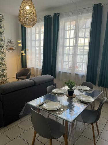 Posezení v ubytování L'Oasis Arrageoise 45m2 4 personnes hyper centre
