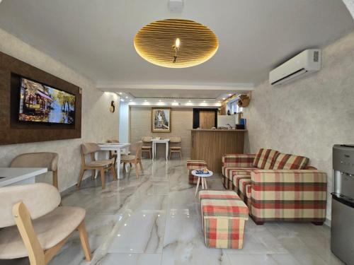 Posezení v ubytování Hotel Mažijanik
