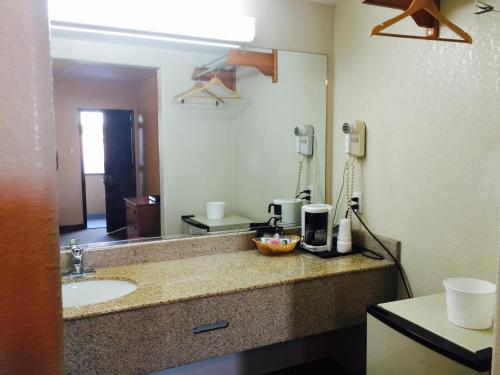 Koupelna v ubytování Economy Inn