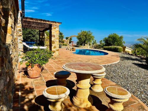 Kolam renang di atau dekat dengan Super cosy house with private pool and amazing view