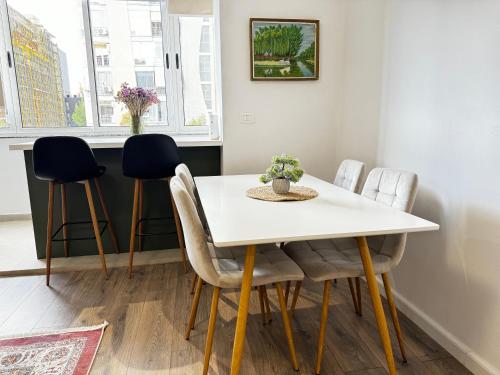 Χώρος καθιστικού στο Siera Tirana Apartment