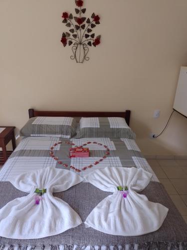 Ein Bett oder Betten in einem Zimmer der Unterkunft Pousada Astro Rei Paraty