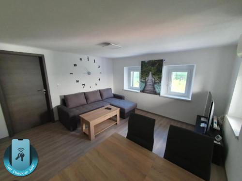 Posezení v ubytování Apartment Ledince