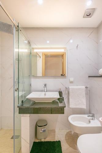Koupelna v ubytování Migdal Gueliz Apart Hôtel