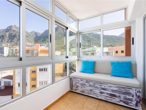 Nespecifikovaný výhled na hory nebo výhled na hory při pohledu z apartmánu