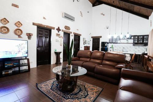 Posezení v ubytování Casa de Celestina Private Resort