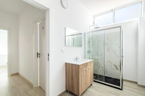 Koupelna v ubytování GrowIN Stay Mercado