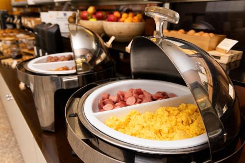 a plate of food on a counter in a kitchen at Best Western Air Hotel Linate in Segrate