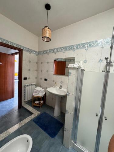Koupelna v ubytování B&B Il Giardinetto