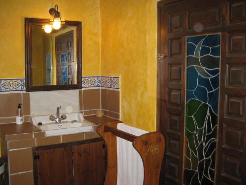 Kylpyhuone majoituspaikassa El Ensueño