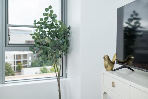 Televisyen dan/atau pusat hiburan di Central Space to Balance Life Work Play 7 Sleeps