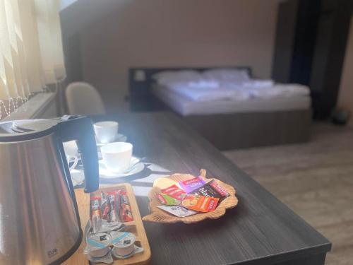 Postel nebo postele na pokoji v ubytování Rekreačné zariadenie Kamenný potok