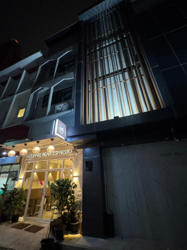 a building with a large organ on the side of it at Twenty Two Place Sukhumvit 22 in Bangkok