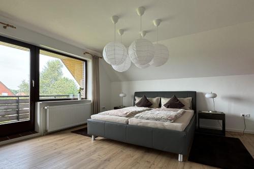 Ένα ή περισσότερα κρεβάτια σε δωμάτιο στο Lavendelhaus