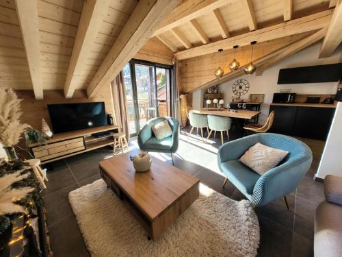 Résidence Le Hameau Des Cornuts - Vivez un séjour de charme dans cet appartement sous toit MAE-1021