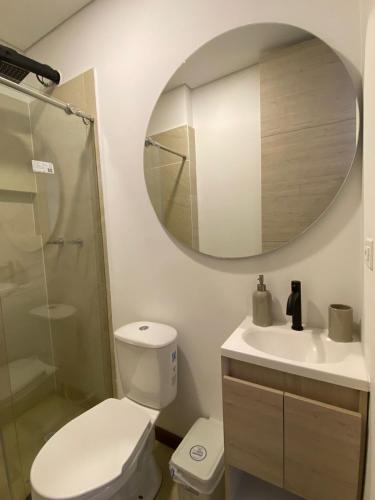 Koupelna v ubytování Tu lugar perfecto 80