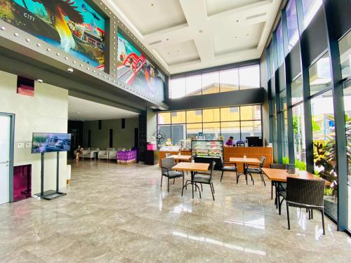 Χώρος καθιστικού στο Fox Hotel Jayapura