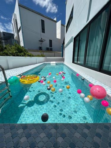 Piscina en o cerca de Baan Pool Villa Chonburi