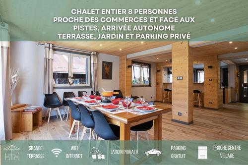 Chalet les 4 saisons - Ski, parking et jardin
