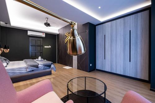 Letto o letti in una camera di 4Rooms Elegance Dream House - 5Mins to Icon City