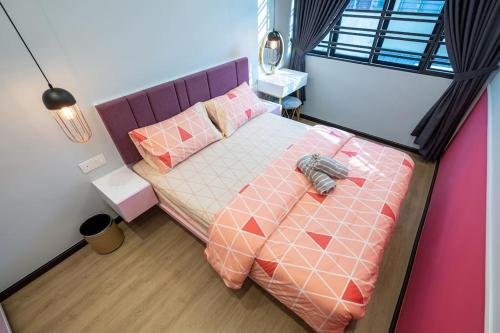 Letto o letti in una camera di 4Rooms Elegance Dream House - 5Mins to Icon City