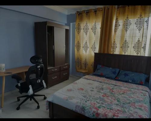 Rehoboth apartmentにあるベッド