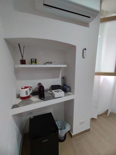Η κουζίνα ή μικρή κουζίνα στο Blueroom ASSO