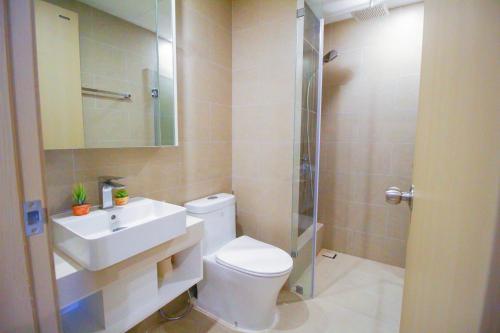 Koupelna v ubytování Dứa's House - The Sóng Vũng Tàu, Sky Pool & Gym