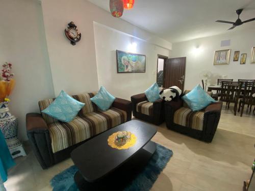 Χώρος καθιστικού στο Green View Homestay