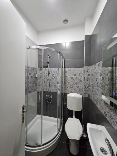 Koupelna v ubytování Bitola Authentic Appartments 1