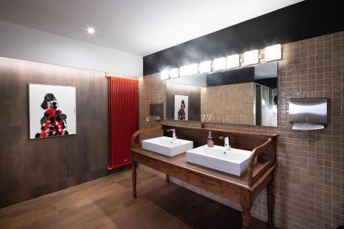 Koupelna v ubytování Parkhotel Hitzacker
