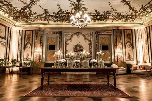 Posezení v ubytování Gran Hotel del Paraguay