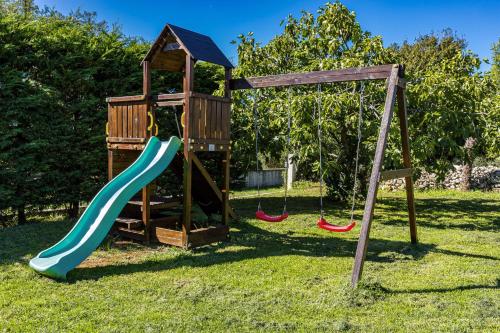 Charming Villa Antoana for families and kids in Labin - Rabac with kids playground & private pool