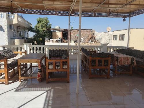 Balkón nebo terasa v ubytování Sekhmet Appartement sur le roof